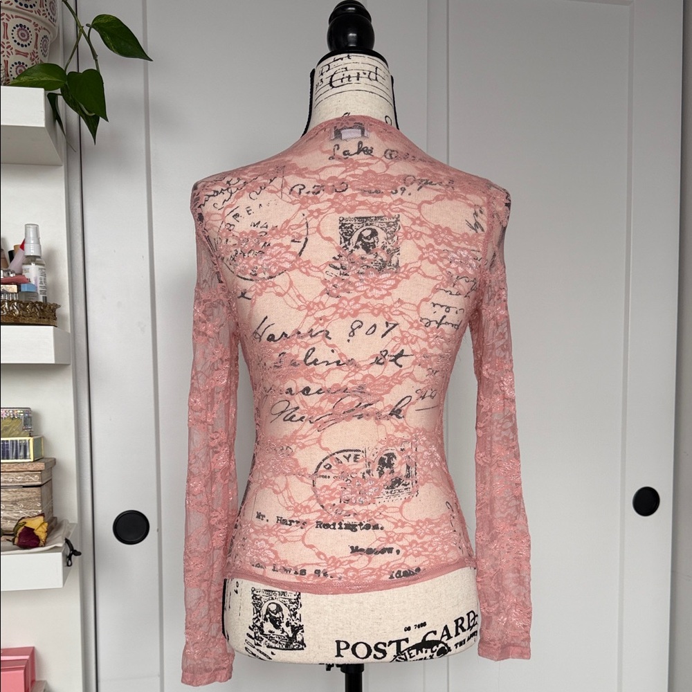 Pink Lace Top - Picture 2 of 5